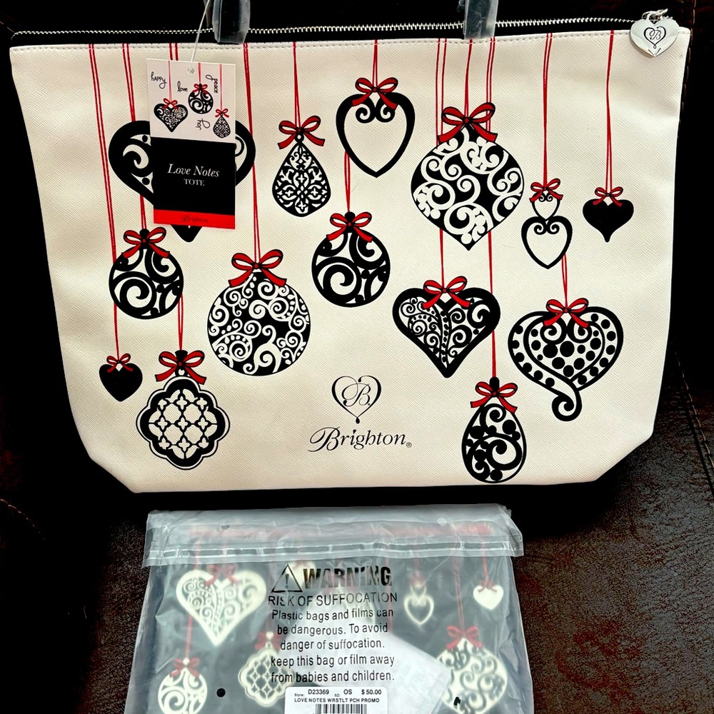 **Brighton, new love, note, tote, and matching wristlet both knew - Picture 3 of 11